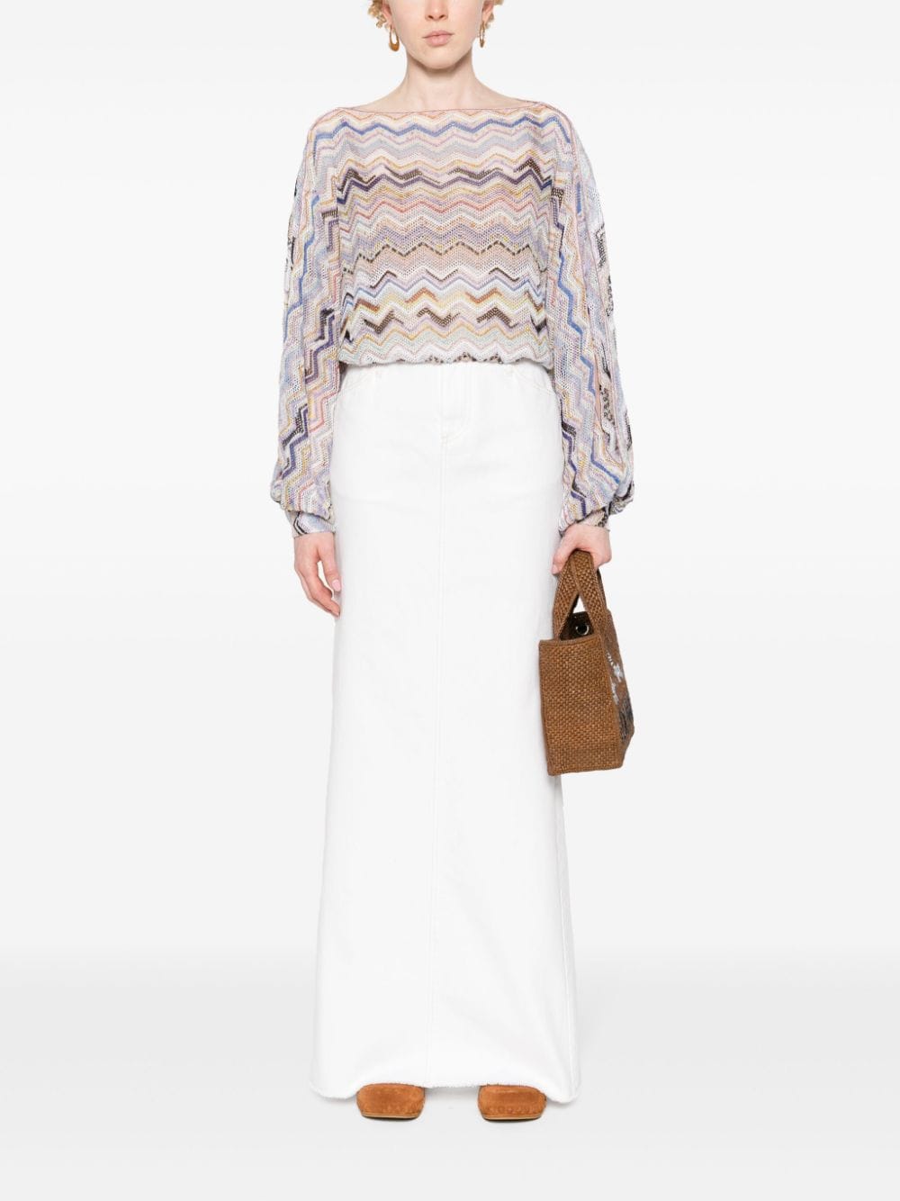 MISSONI BEACHWEAR PRE Top NAVY MS24SK04BR00TISM99J (MISSONI / ニット・セーター・カーディガン ) | MISSONI (ミッソー二)(4)