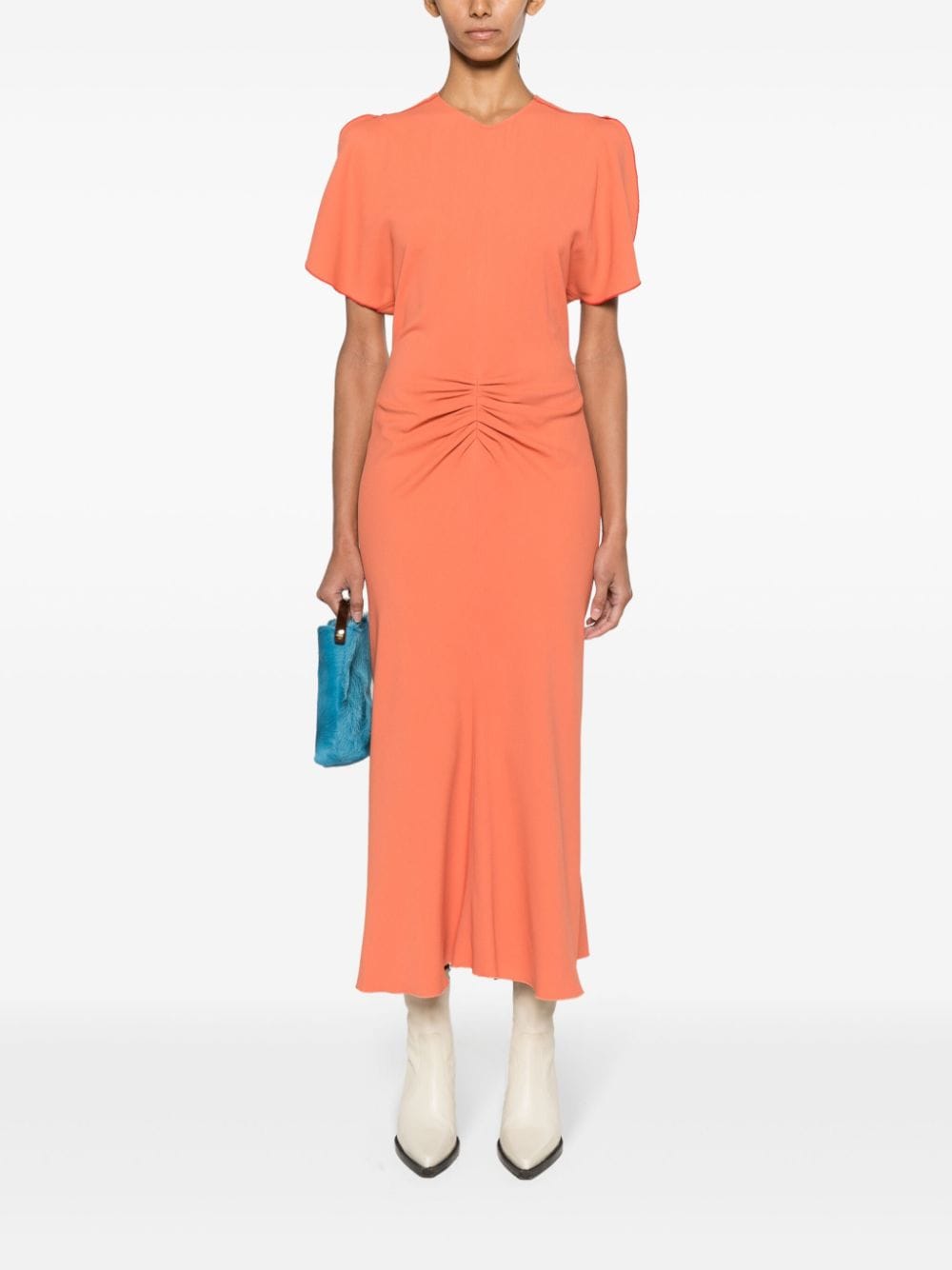 Victoria Beckham Dresses ORANGE 1124WDR005227APAPAYA (VICTORIA BECKHAM / ワンピース・ドレス・オールインワン ) | VICTORIA BECKHAM (ヴィクトリア ベッカム)(1)