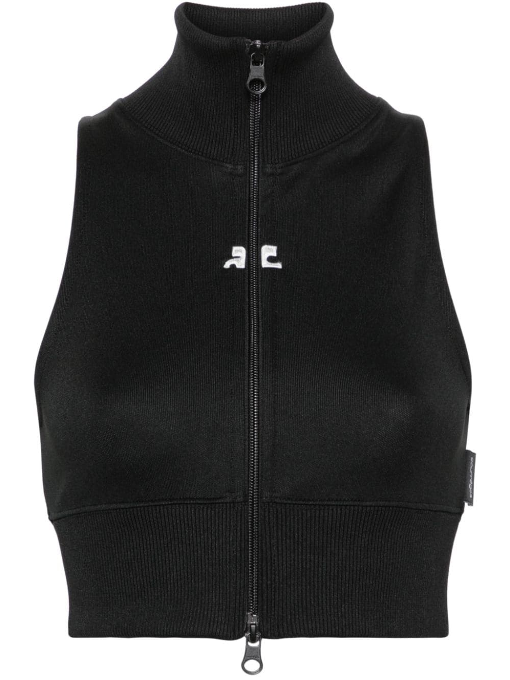 COURREGES PRE Sweaters Black 124JVE072JS00919999 (Courrèges / カジュアルジャケット・ベスト ) | Courrèges (クレージュ)