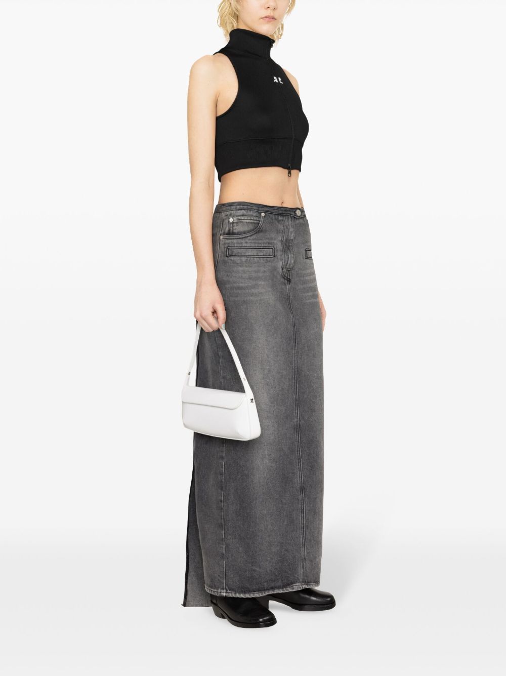 COURREGES PRE Sweaters Black 124JVE072JS00919999 (Courrèges / カジュアルジャケット・ベスト ) | Courrèges (クレージュ)(2)