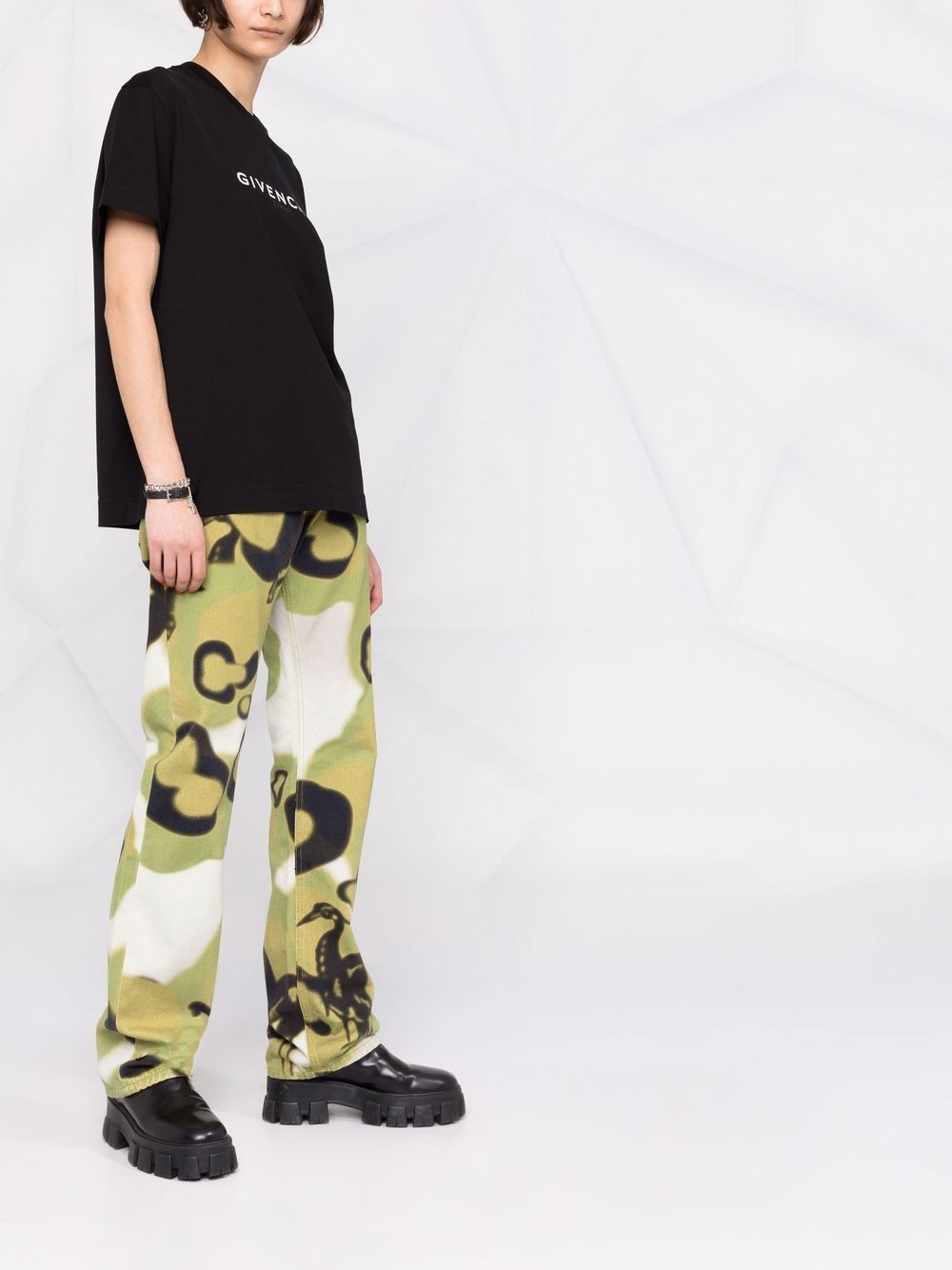 Givenchy T-shirts and Polos Black BW707Z3Z5W001 (GIVENCHY / Tシャツ・カットソー ) | GIVENCHY (ジバンシィ)(1)