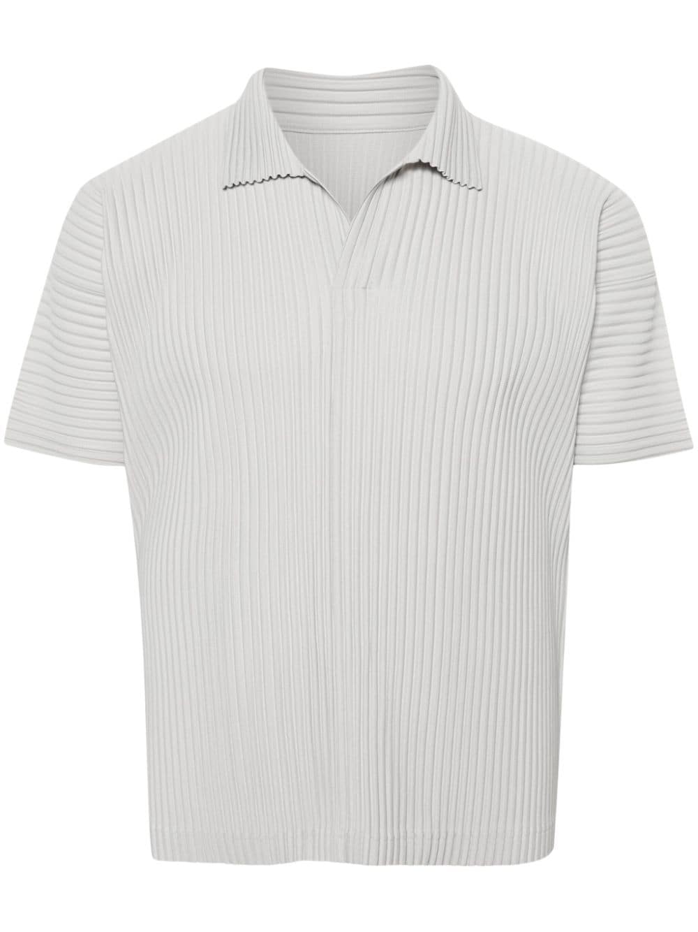 HOMME PLISSE' ISSEY MIYAKE T-shirts and Polos GREY HP46JM43011 (HOMME PLISSÉ ISSEY MIYAKE / ポロシャツ ) | HOMME PLISSÉ ISSEY MIYAKE (オムプリッセ イッセイ ミヤケ)