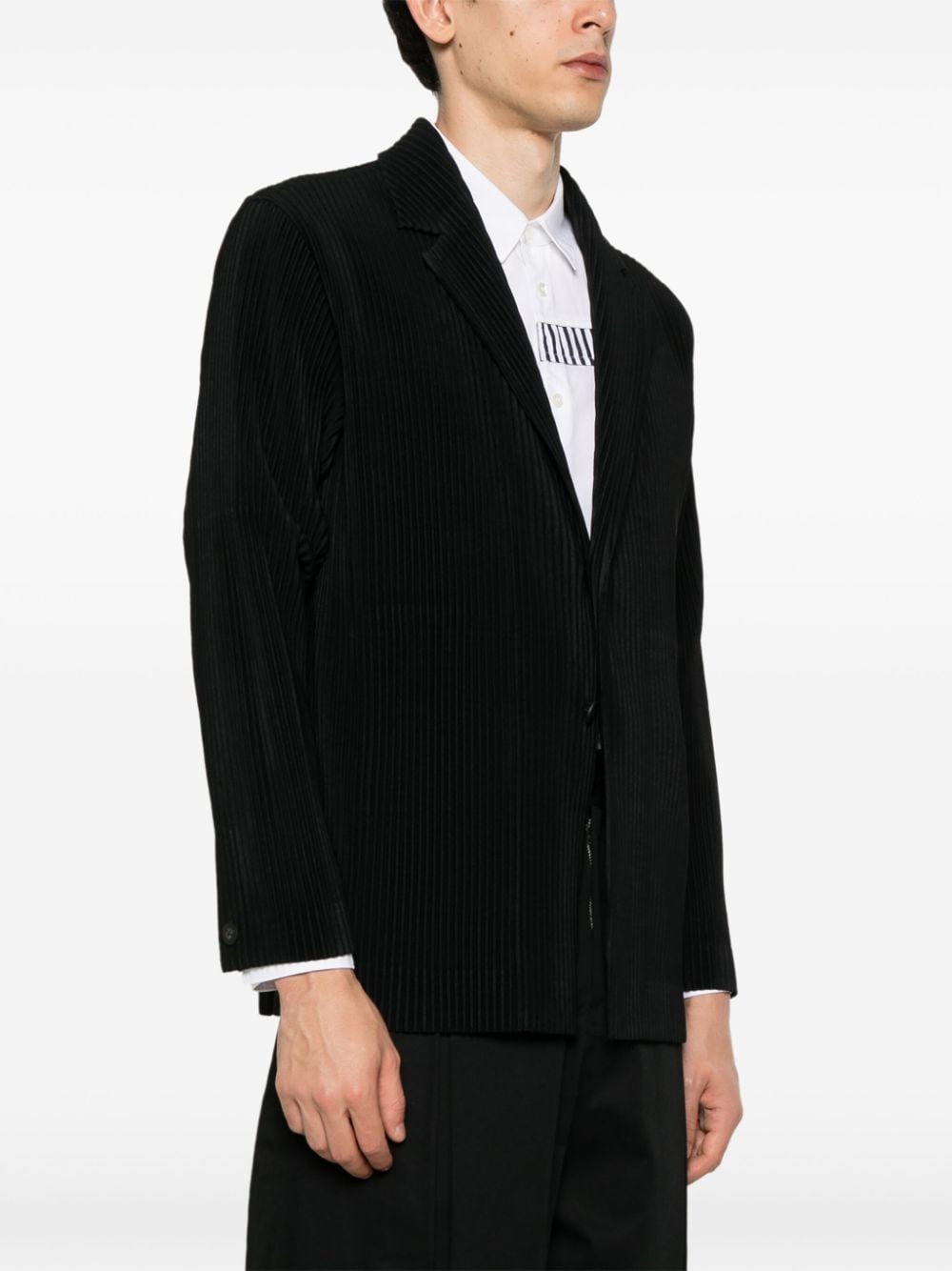 HOMME PLISSE' ISSEY MIYAKE Jackets BLACK HP47JD40115 (HOMME PLISSÉ ISSEY MIYAKE / ブレザー・ジャケット ) | HOMME PLISSÉ ISSEY MIYAKE (オムプリッセ イッセイ ミヤケ)(3)