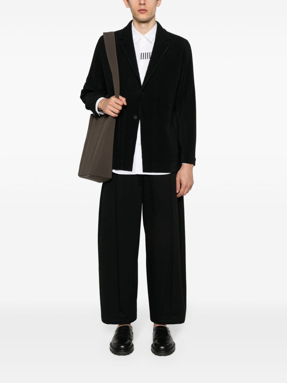 HOMME PLISSE' ISSEY MIYAKE Jackets BLACK HP47JD40115 (HOMME PLISSÉ ISSEY MIYAKE / ブレザー・ジャケット ) | HOMME PLISSÉ ISSEY MIYAKE (オムプリッセ イッセイ ミヤケ)(4)