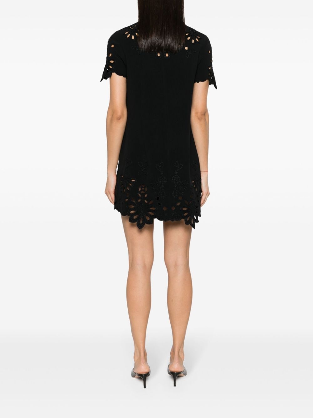 Ermanno Scervino Dresses Black D442Q325ILM95708 (ERMANNO SCERVINO / ワンピース・ドレス・オールインワン ) | ERMANNO SCERVINO (エルマンノ シェルヴィーノ)(2)