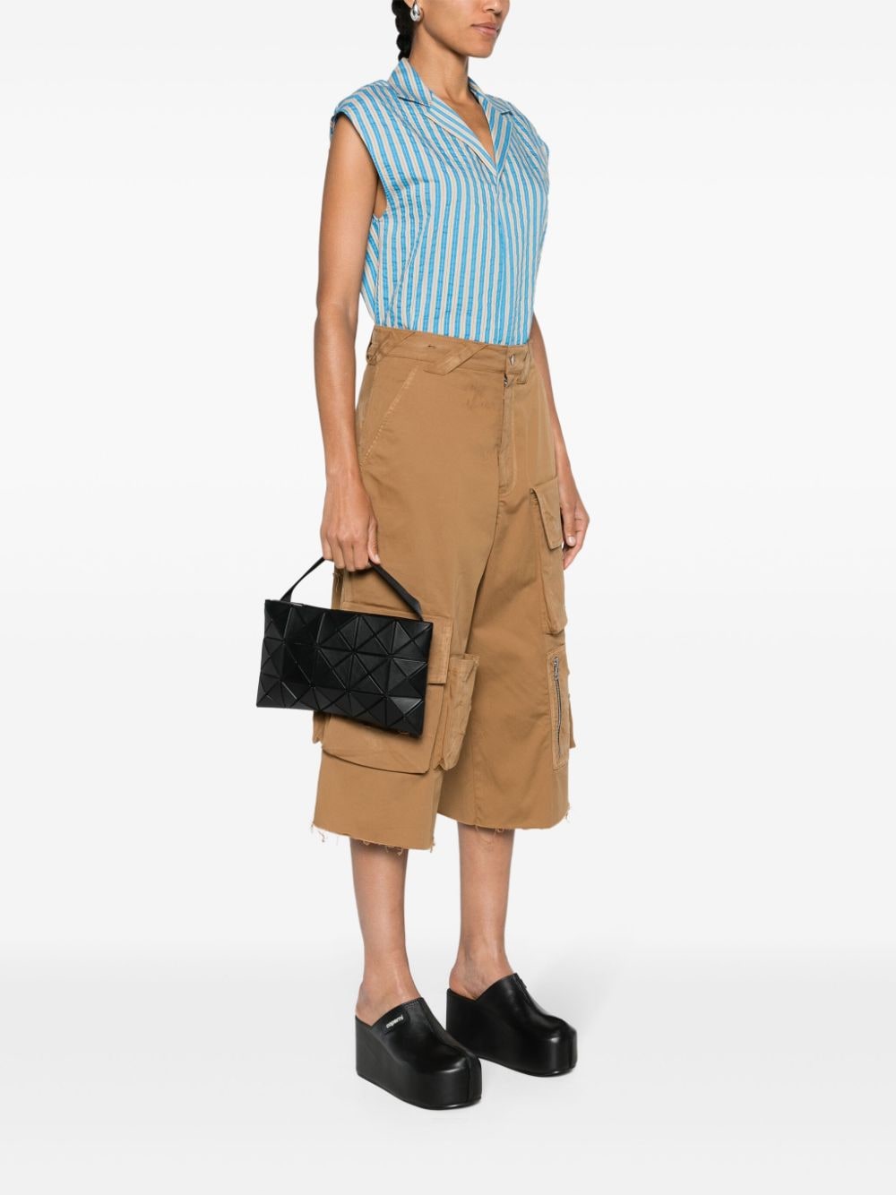 Bao Bao Issey Miyake Bags.. Black BB46AG68716 (BAO BAO ISSEY MIYAKE / ハンドバッグ・ショルダーバッグ ) | BAO BAO ISSEY MIYAKE (バオバオイッセイミヤケ)(3)