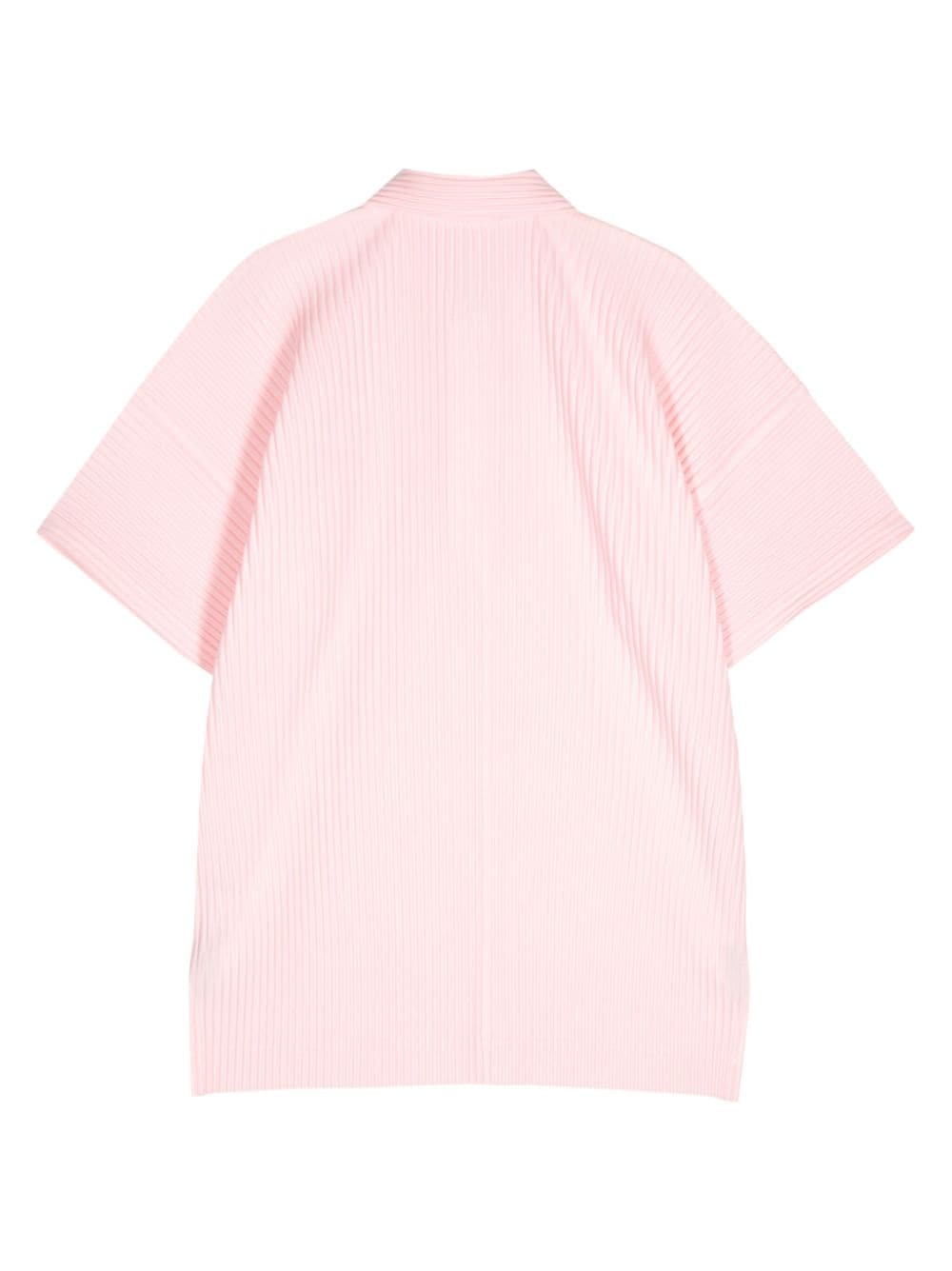 HOMME PLISSE' ISSEY MIYAKE T-shirts and Polos PINK HP46JM12121 (HOMME PLISSÉ ISSEY MIYAKE / ポロシャツ ) | HOMME PLISSÉ ISSEY MIYAKE (オムプリッセ イッセイ ミヤケ)(1)