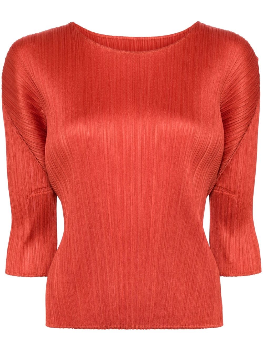Pleats Please Sweaters Red PP46JK14126 (PLEATS PLEASE ISSEY MIYAKE / ニット・セーター・カーディガン ) | PLEATS PLEASE ISSEY MIYAKE (プリーツ プリーズ イッセイ ミヤケ)