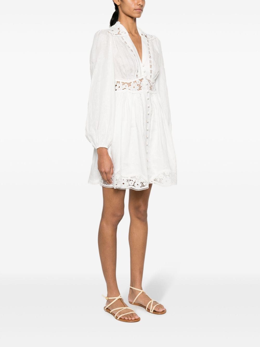 Zimmermann Dresses White 8721DRS242IVO (ZIMMERMANN / ワンピース・ドレス・オールインワン ) | ZIMMERMANN (ジマーマン)(2)