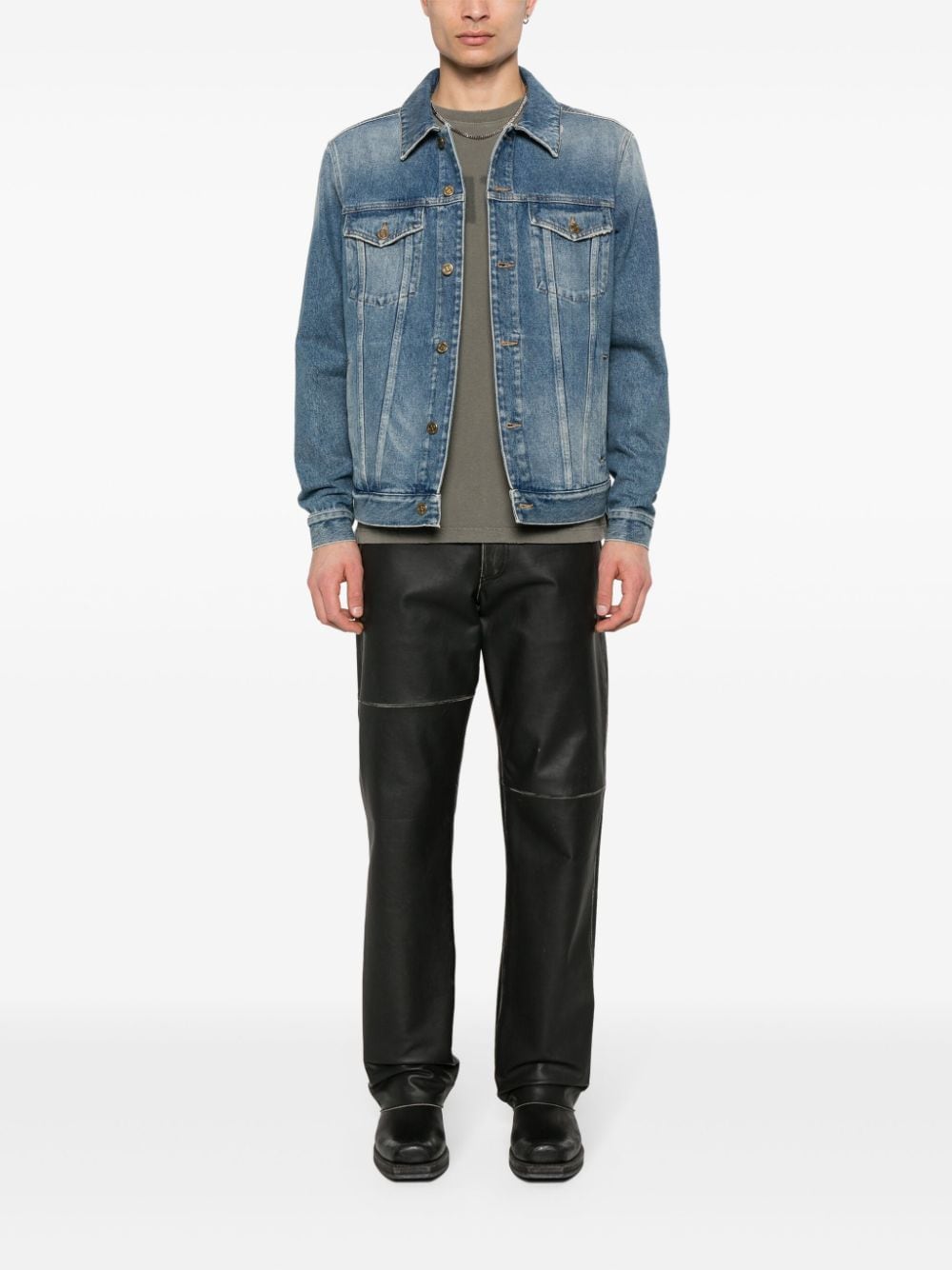 Golden Goose Coats Denim GMP00284P00062150100 (Golden Goose / カジュアルジャケット・ベスト ) | Golden Goose (ゴールデングース)(4)