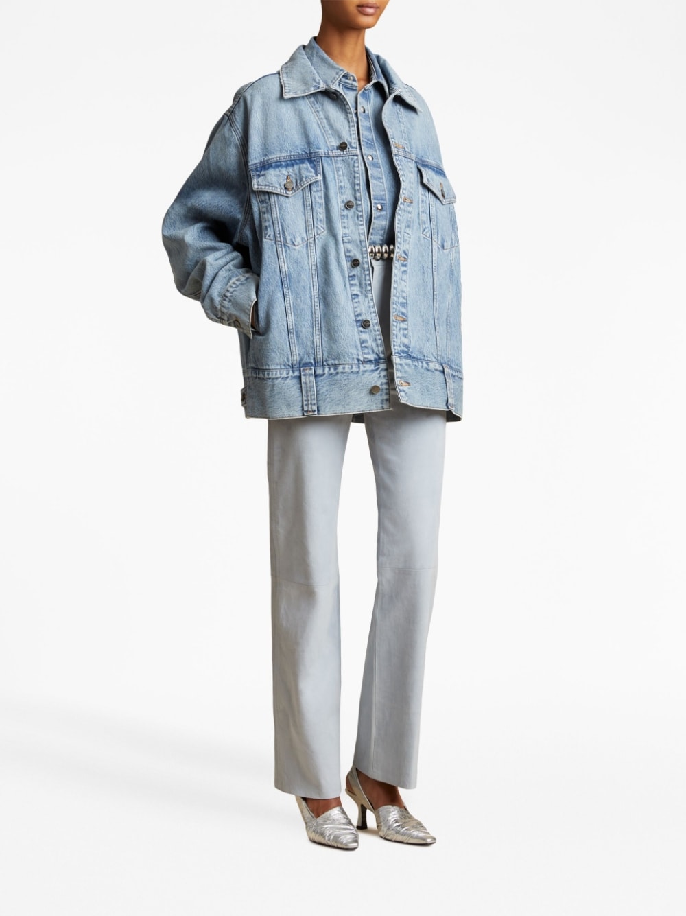 KHAITE Coats Clear Blue 1098094094 (KHAITE / カジュアルジャケット・ベスト ) | KHAITE (ケイト)(4)