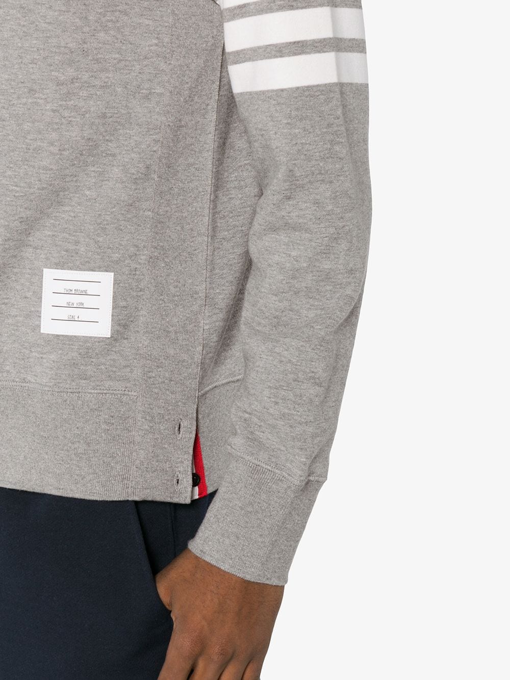 Thom Browne Sweaters Grey MJT021H00535068 (Thom Browne / スウェット・フーディー ) | Thom Browne (トム・ブラウン)(2)