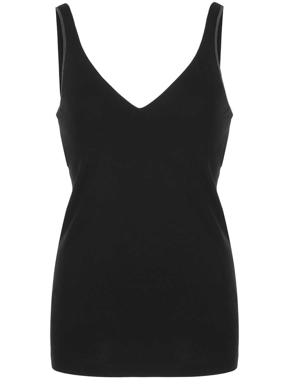Brunello Cucinelli Top Black M0T18BA702C101 (Brunello Cucinelli / タンクトップ・キャミソール ) | Brunello Cucinelli (ブルネロ・クチネリ)