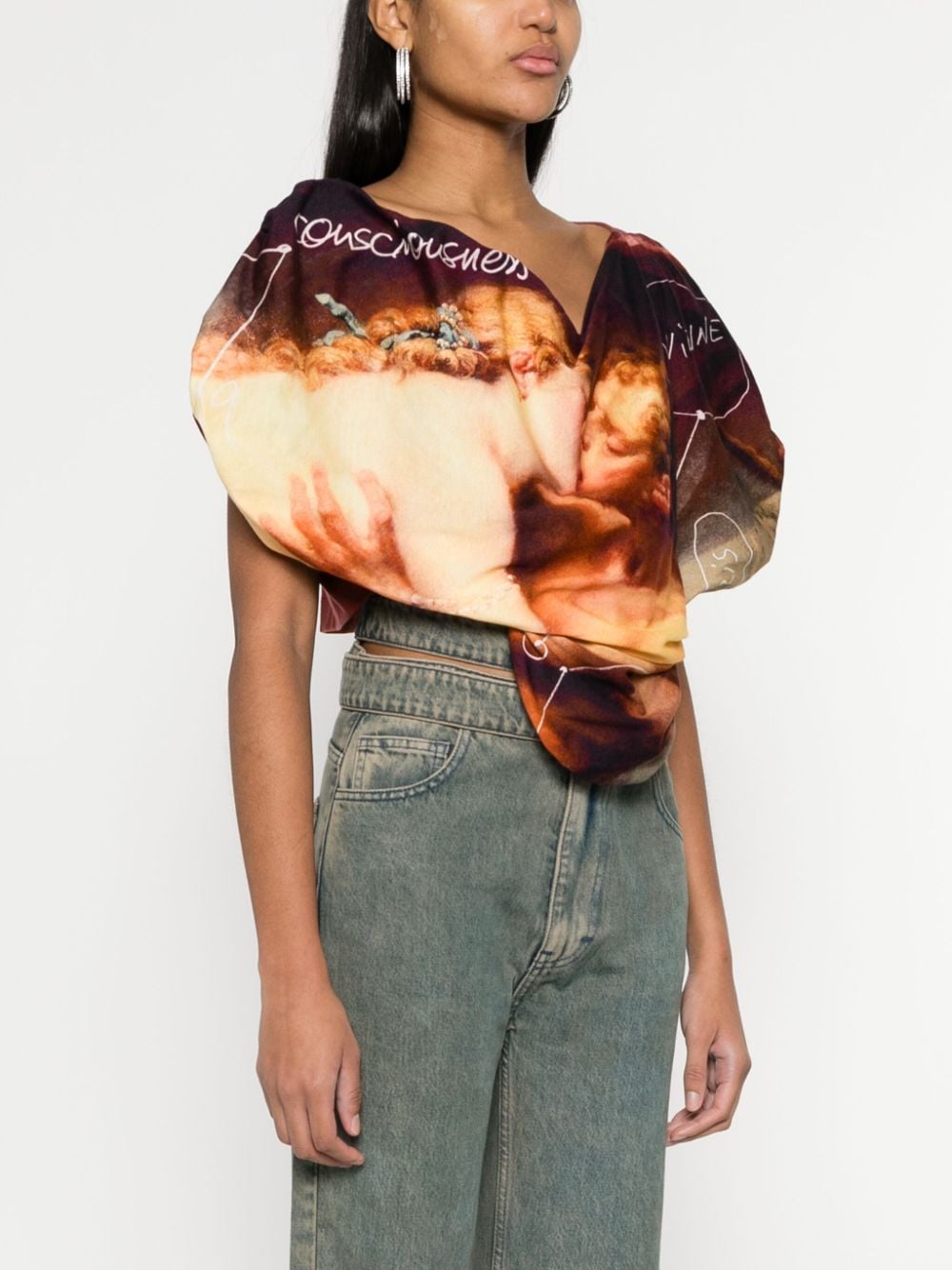 Vivienne Westwood Top Brown 1G01000CJ004AD413 (Vivienne Westwood / タンクトップ・キャミソール ) | Vivienne Westwood (ヴィヴィアン・ウェストウッド)(3)