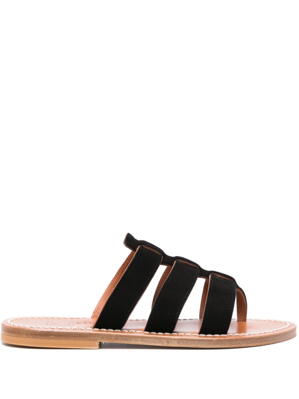 K Jacques St Tropez Sandals Black EJ309568DOLONVELNOIR (K.JACQUES / サンダル ) | K.JACQUES (カージャック)