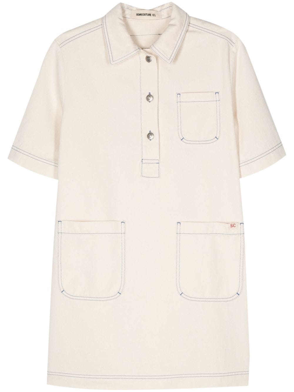 Semicouture Dresses White S4SY04A051 (SEMICOUTURE / ワンピース・ドレス・オールインワン ) | SEMICOUTURE (セミクチュール)