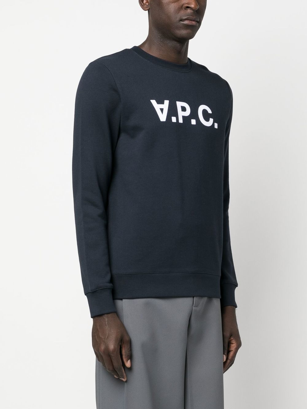 A.P.C. Sweaters Blue COFAXH27378IAK (A.P.C. / スウェット・フーディー ) | A.P.C. (アーペーセー)(2)