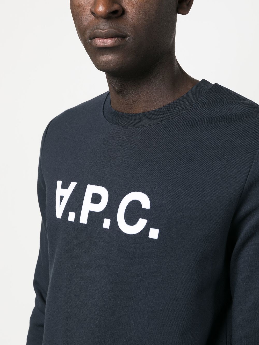 A.P.C. Sweaters Blue COFAXH27378IAK (A.P.C. / スウェット・フーディー ) | A.P.C. (アーペーセー)(3)