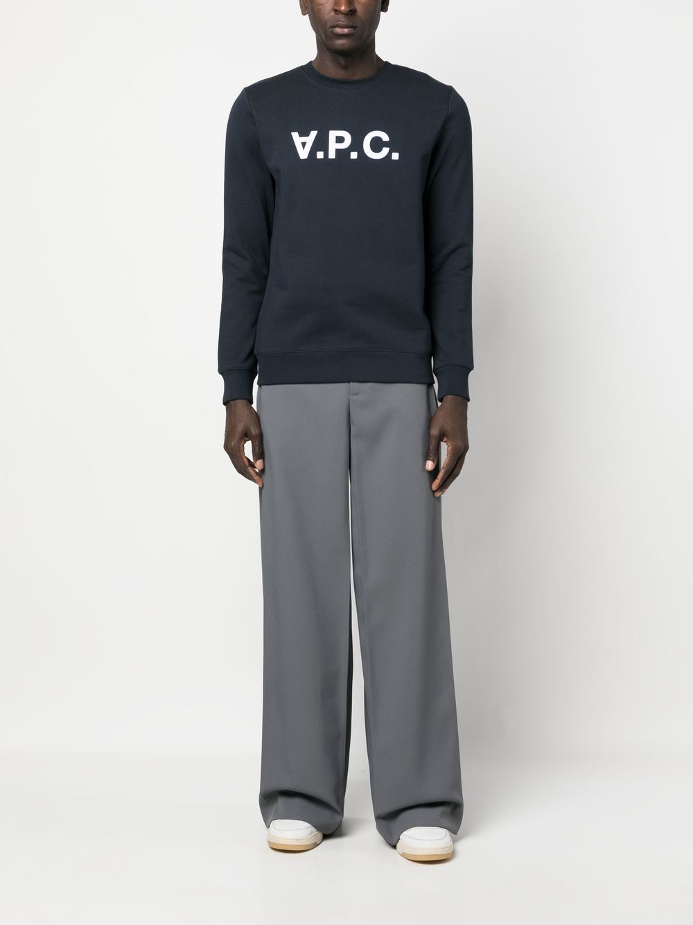 A.P.C. Sweaters Blue COFAXH27378IAK (A.P.C. / スウェット・フーディー ) | A.P.C. (アーペーセー)(4)
