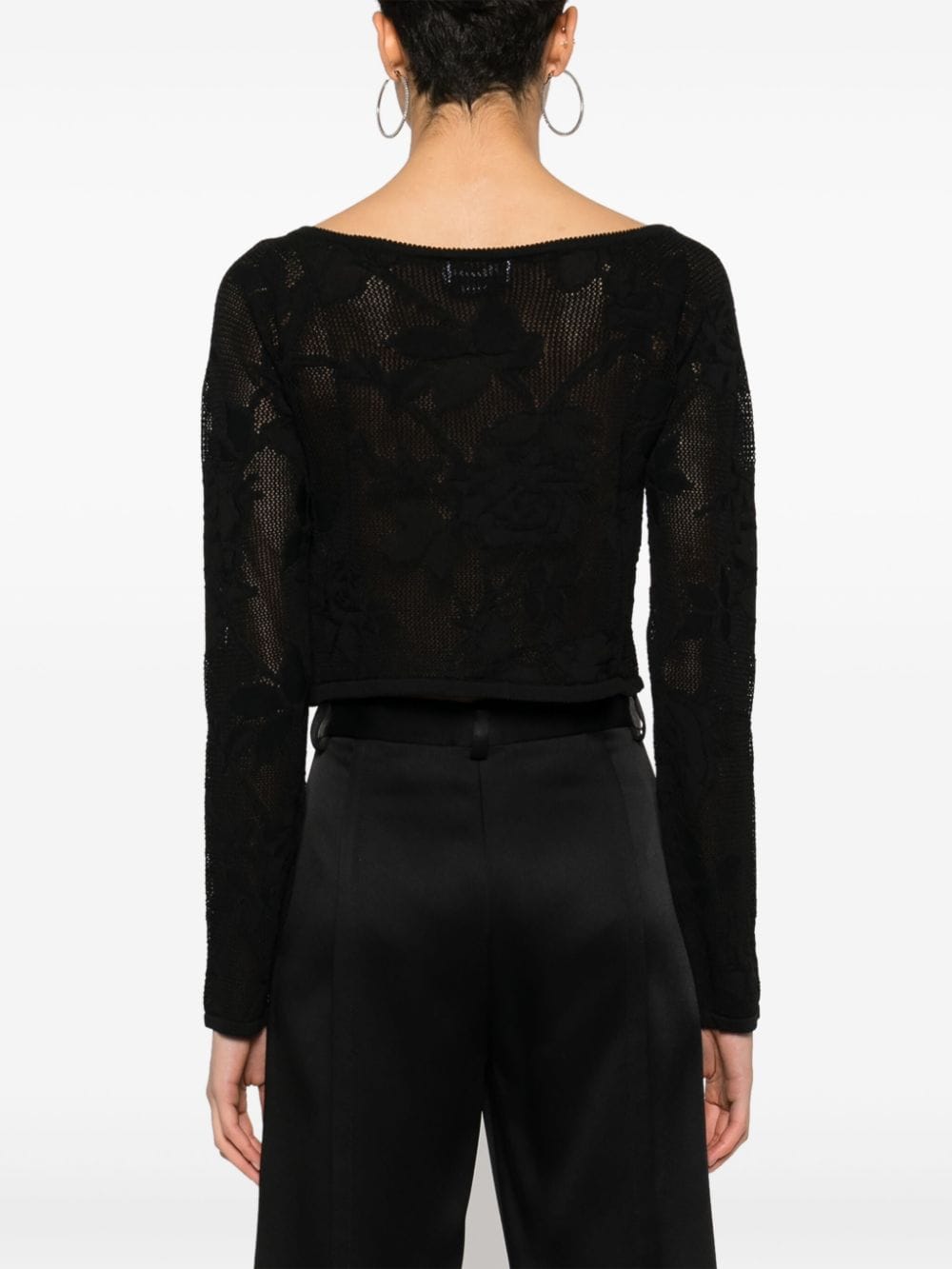 Blumarine Sweaters Black 4M053AN0990 (Blumarine / ニット・セーター・カーディガン ) | Blumarine (ブルマリン)(3)