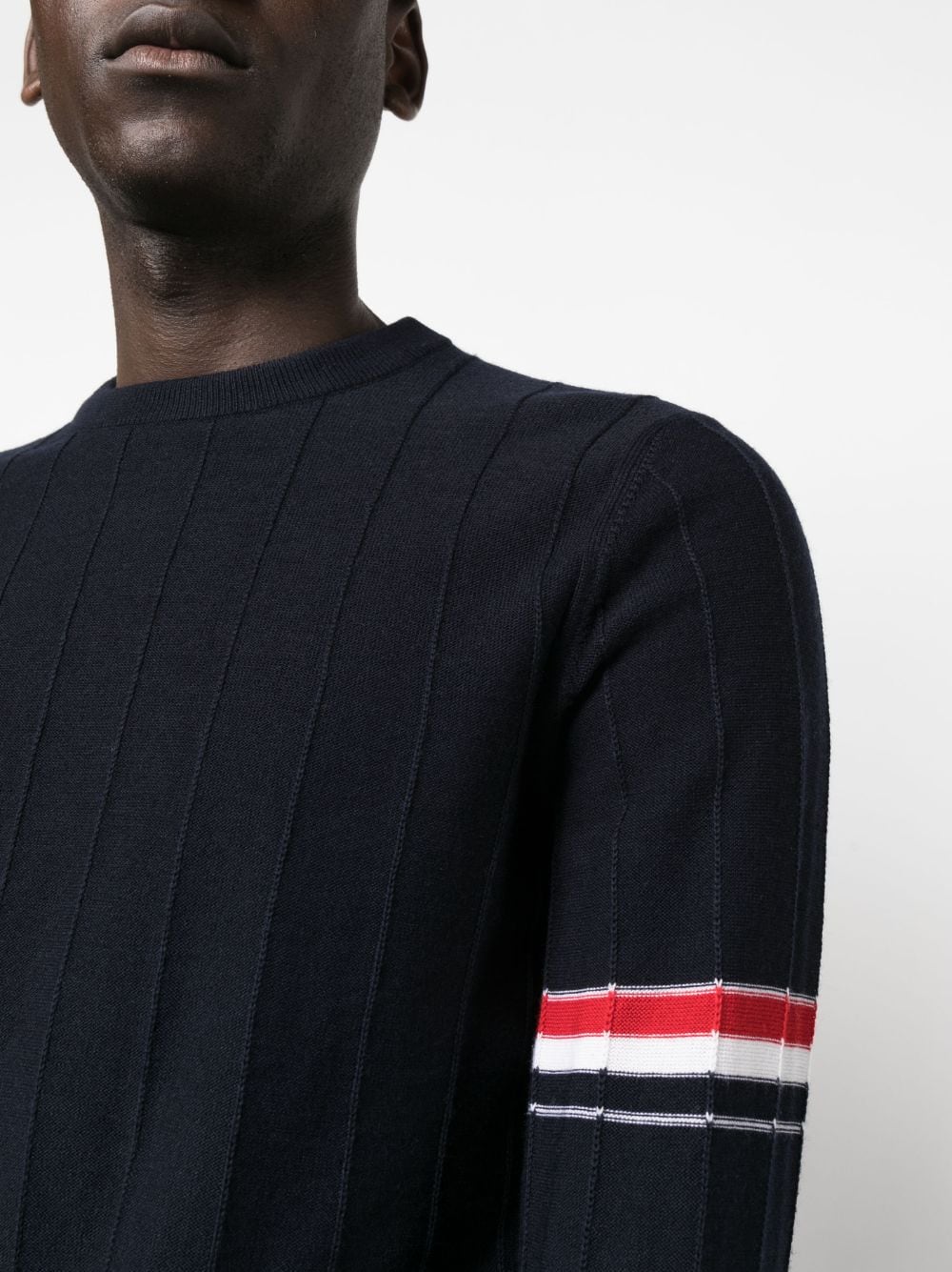 Thom Browne Sweaters Blue MKA496AY1002415 (Thom Browne / ニット・セーター・カーディガン ) | Thom Browne (トム・ブラウン)(3)