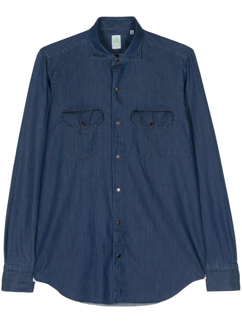 Tシャツ・カットソー FINAMORE 1925 NAPOLI DENIM SHIRT 21284483_51298327_600.jpg