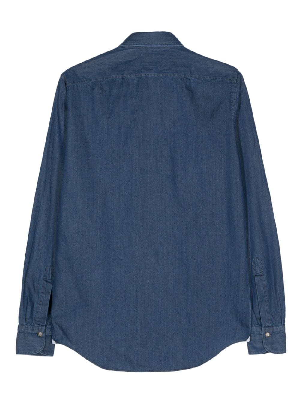 Tシャツ・カットソー FINAMORE 1925 NAPOLI COTTON SHIRT Classic shirt Napoli light blue stripe