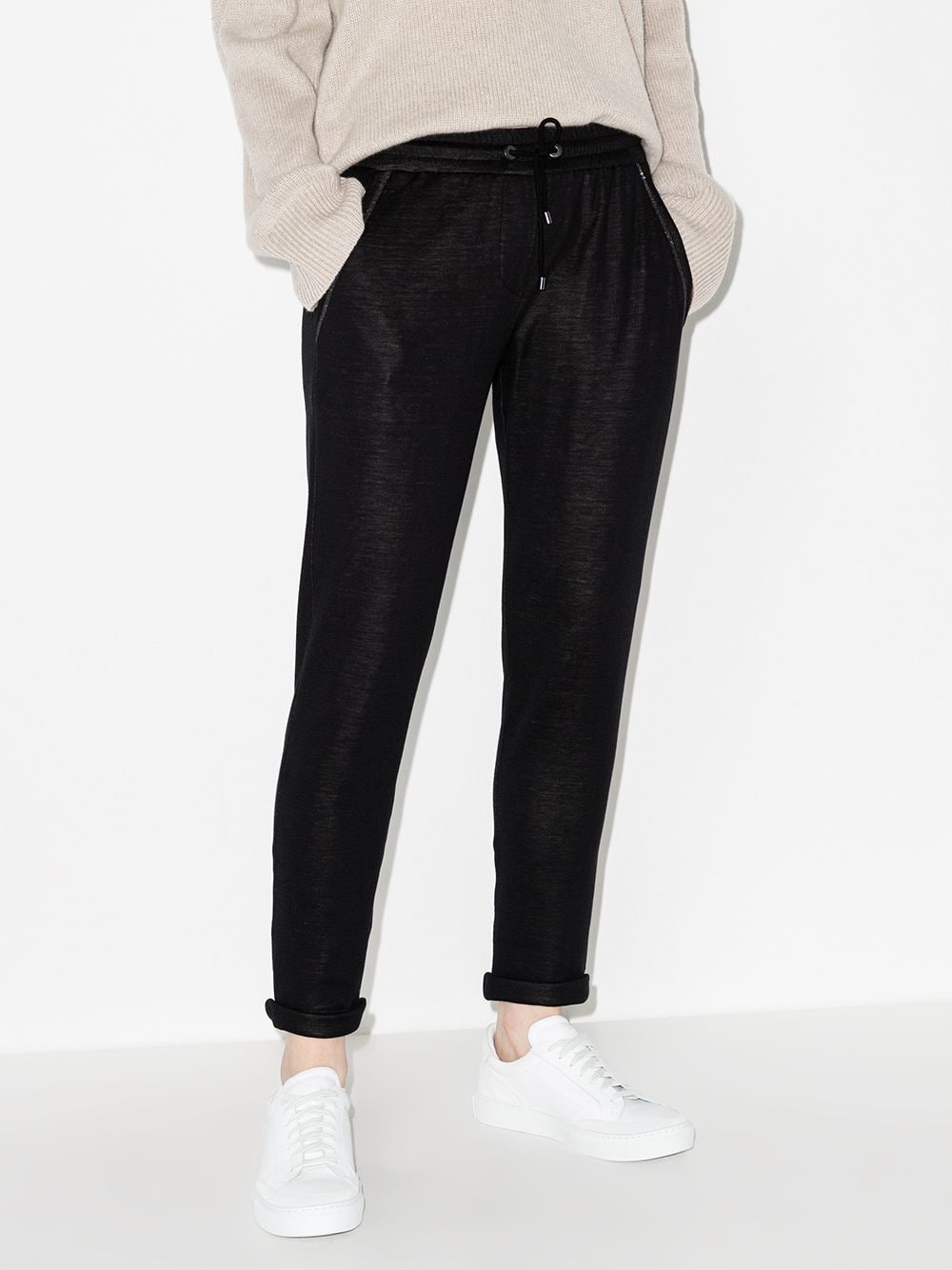 Brunello Cucinelli Trousers Black MD828SB899C9185 (Brunello Cucinelli / パンツ ) | Brunello Cucinelli (ブルネロ・クチネリ)(4)