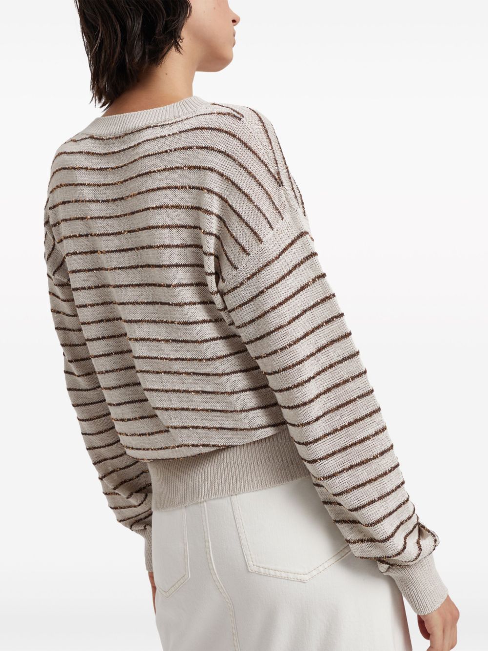 Brunello Cucinelli Sweaters Beige M78765110CUN46 (Brunello Cucinelli / ニット・セーター・カーディガン ) | Brunello Cucinelli (ブルネロ・クチネリ)(1)