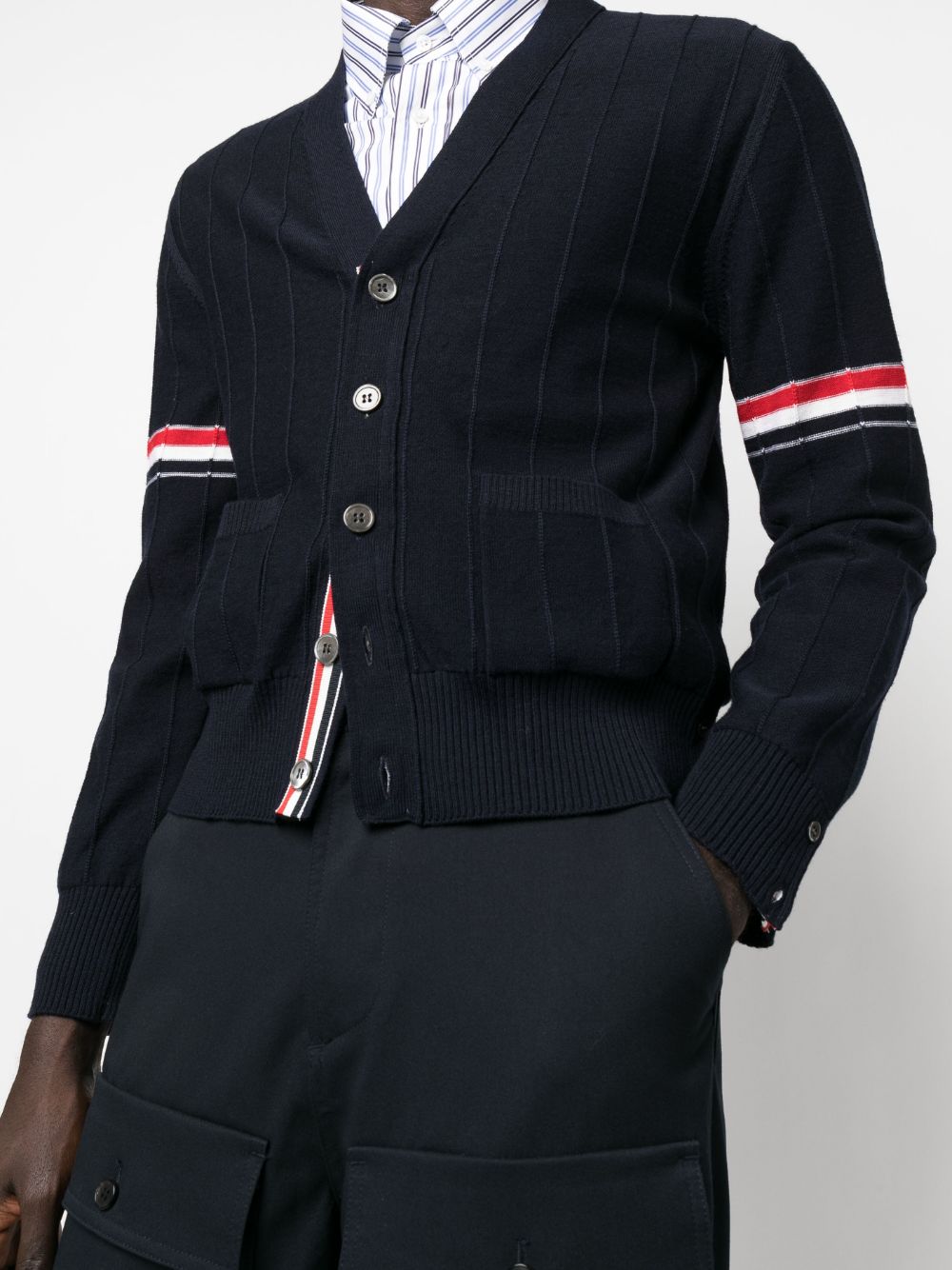 Thom Browne Sweaters Blue MKC519AY1002415 (Thom Browne / ニット・セーター・カーディガン ) | Thom Browne (トム・ブラウン)(2)