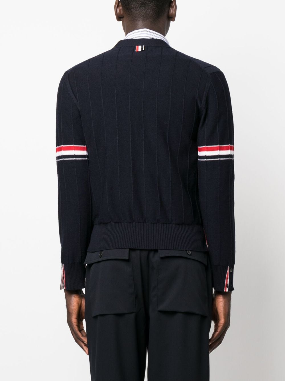 Thom Browne Sweaters Blue MKC519AY1002415 (Thom Browne / ニット・セーター・カーディガン ) | Thom Browne (トム・ブラウン)(3)