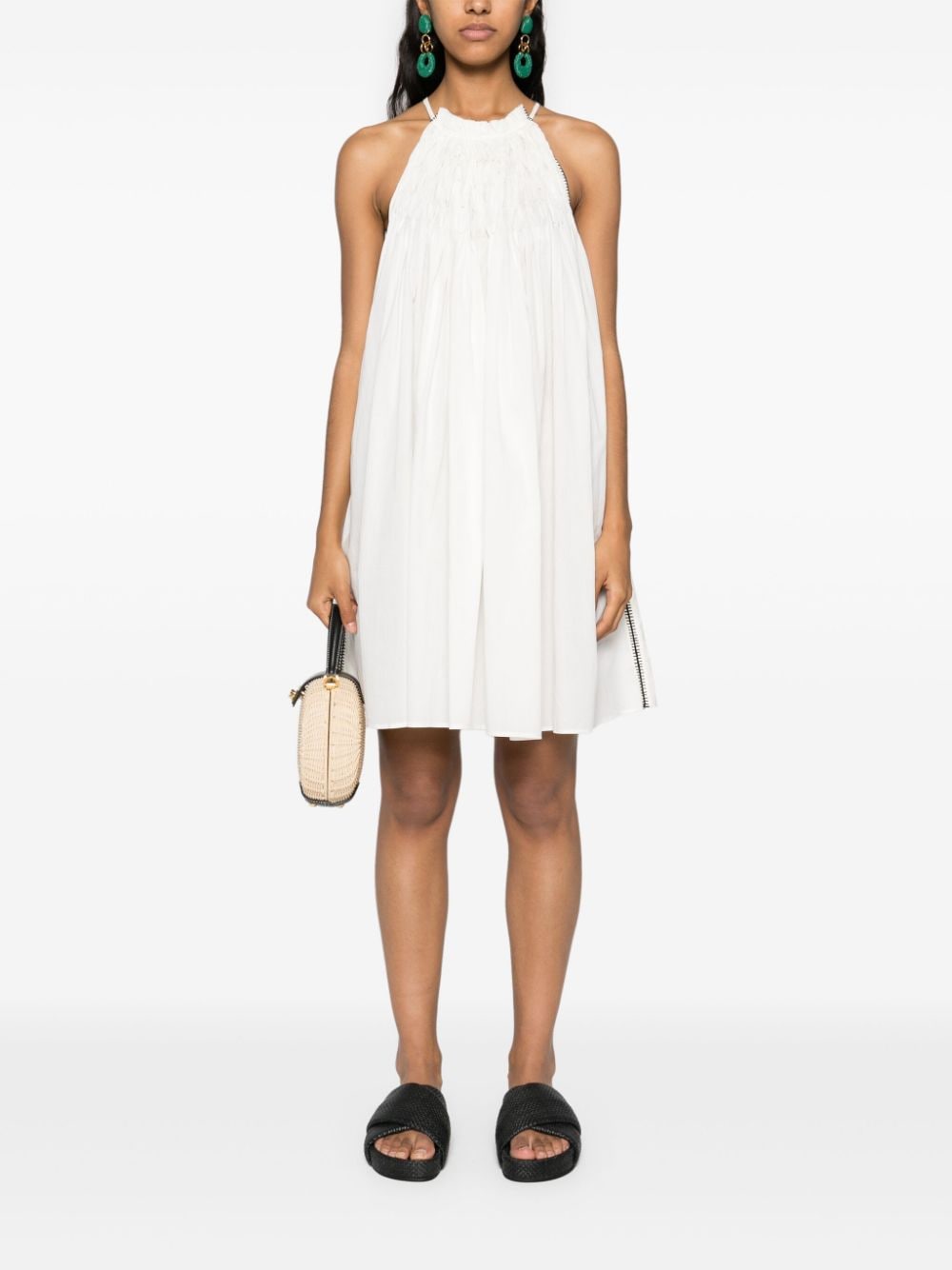 Alysi Dresses White 204304P4231LT (ALYSI / ワンピース・ドレス・オールインワン ) | ALYSI (アリジ)(4)