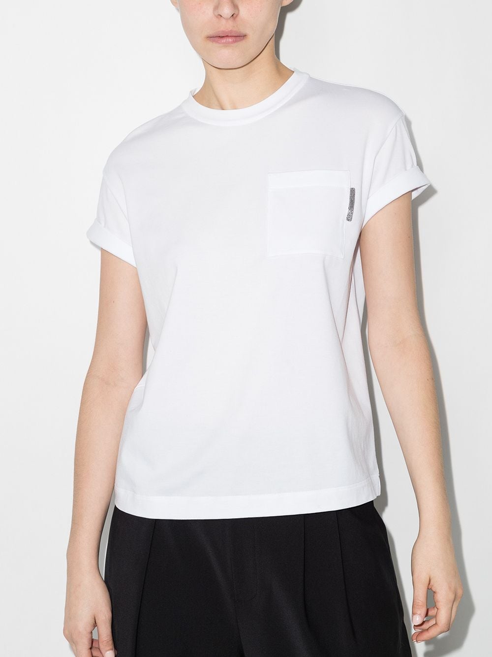 Brunello Cucinelli T-shirts and Polos White M0T18BB300C159 (Brunello Cucinelli / Tシャツ・カットソー ) | Brunello Cucinelli (ブルネロ・クチネリ)(1)