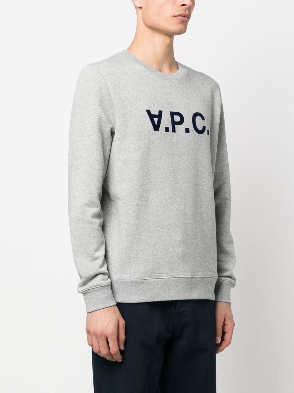A.P.C. Sweaters Grey COFAXH27378PLA (A.P.C. / スウェット・フーディー ) | A.P.C. (アーペーセー)(1)