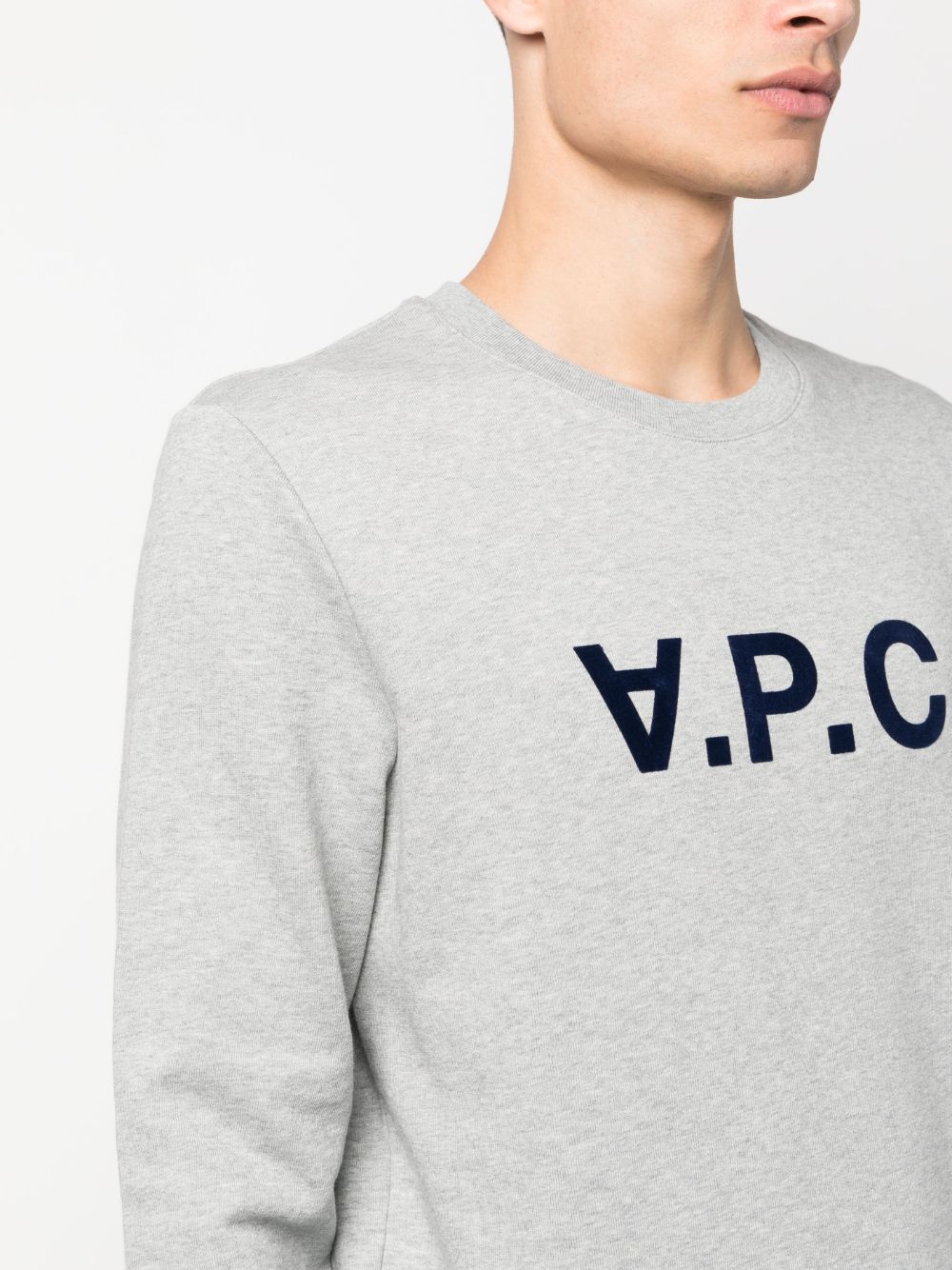 A.P.C. Sweaters Grey COFAXH27378PLA (A.P.C. / スウェット・フーディー ) | A.P.C. (アーペーセー)(3)