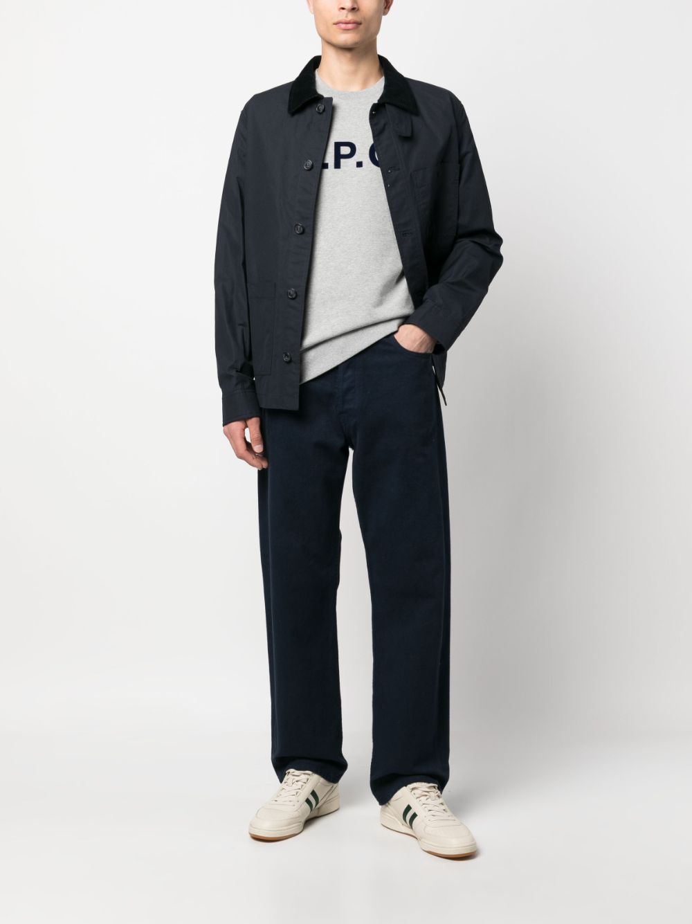 A.P.C. Sweaters Grey COFAXH27378PLA (A.P.C. / スウェット・フーディー ) | A.P.C. (アーペーセー)(4)