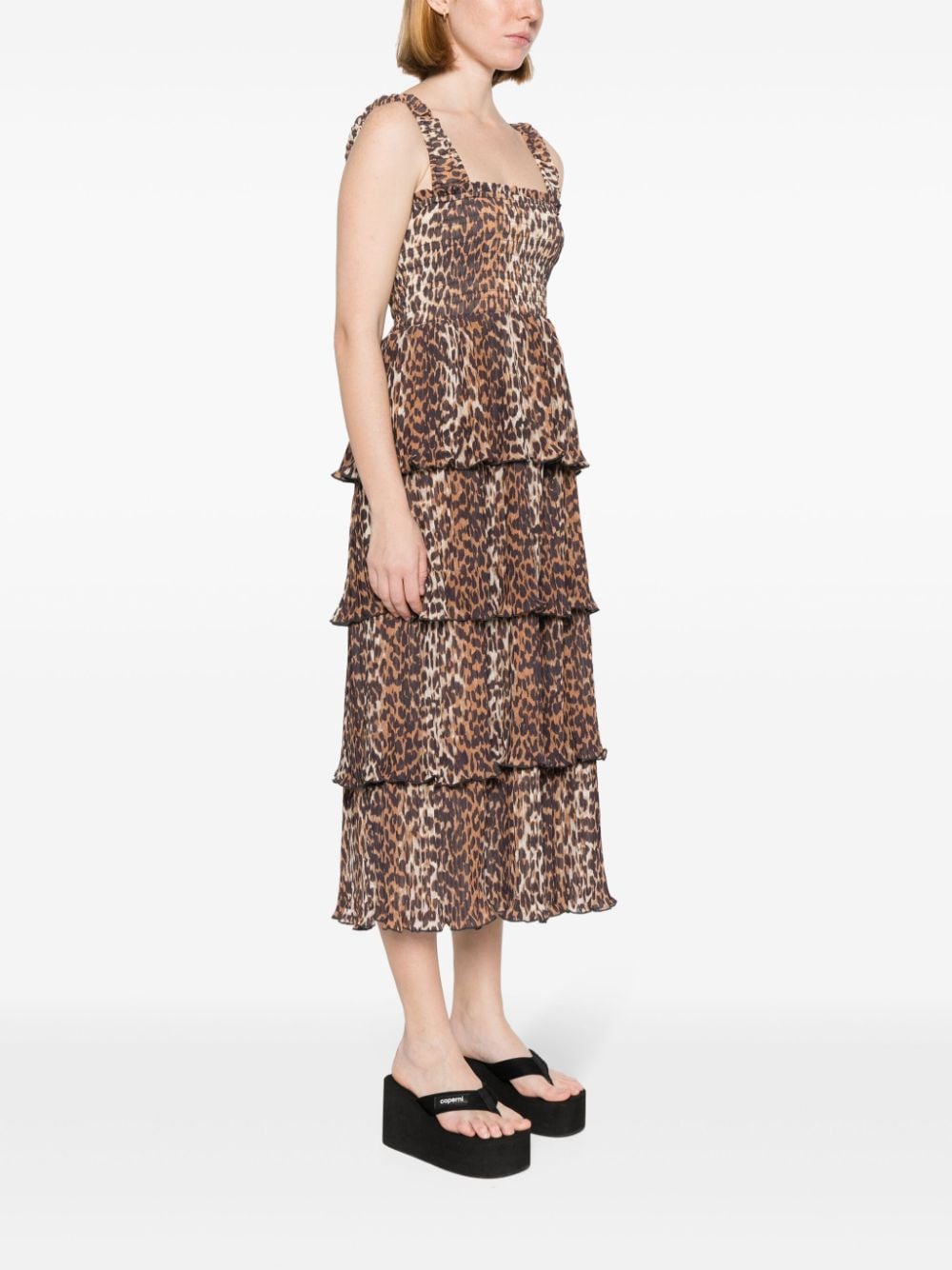 GANNI Dresses Brown F8861859 (GANNI / ワンピース・ドレス・オールインワン ) | GANNI (ガニー)(2)