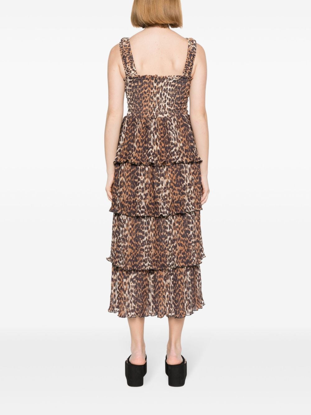 GANNI Dresses Brown F8861859 (GANNI / ワンピース・ドレス・オールインワン ) | GANNI (ガニー)(3)