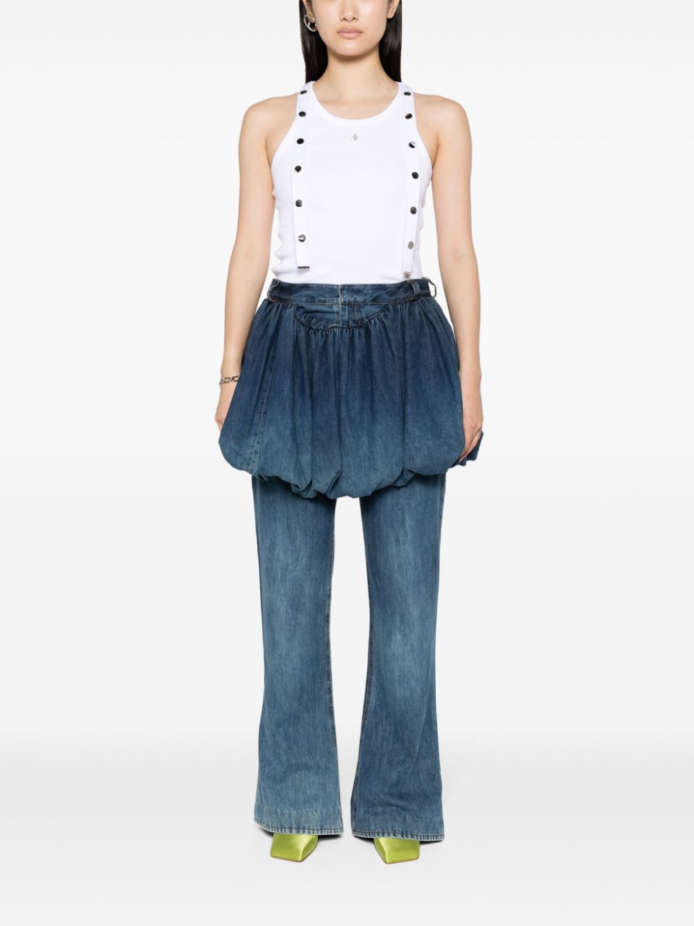 The Attico Top White 241WCT229J038001 (THE ATTICO / タンクトップ・キャミソール ) | THE ATTICO (ジ・アティコ)(2)