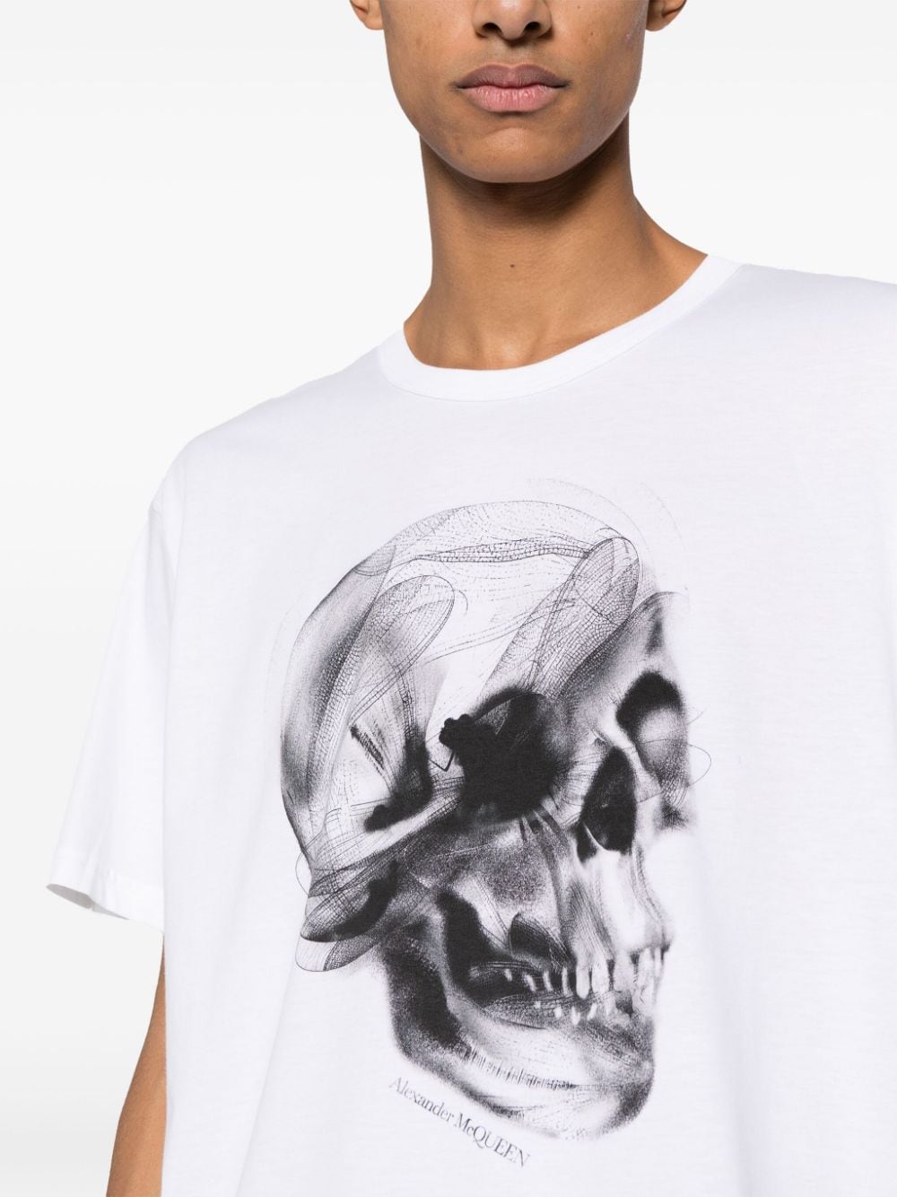 Alexander McQueen T-shirts and Polos White 776326QTAAV0909 (Alexander McQUEEN / Tシャツ・カットソー ) | Alexander McQUEEN (アレキサンダー・マックイーン)(4)