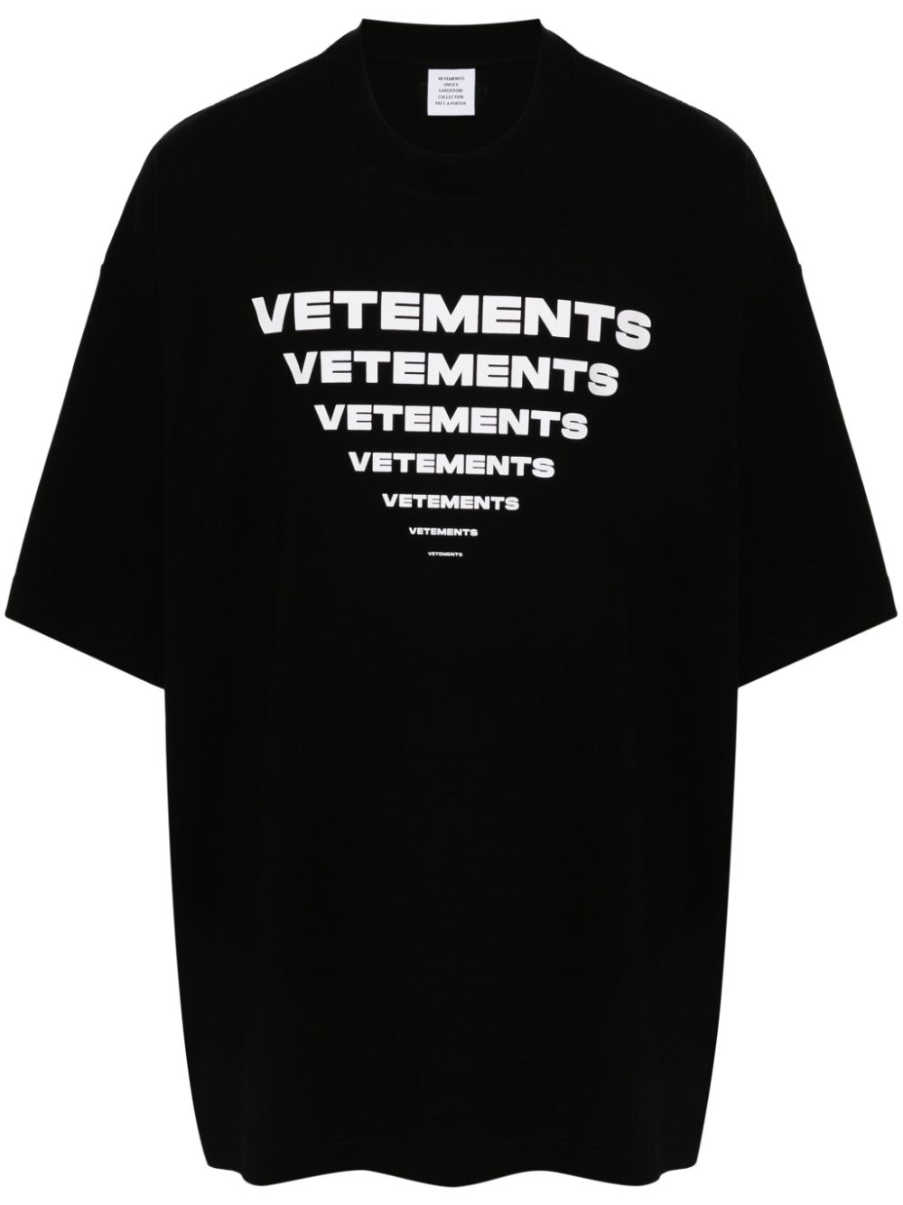 Vetements T-shirts and Polos Black UE64TR140BBLACK (VETEMENTS / Tシャツ・カットソー ) | VETEMENTS (ヴェトモン)