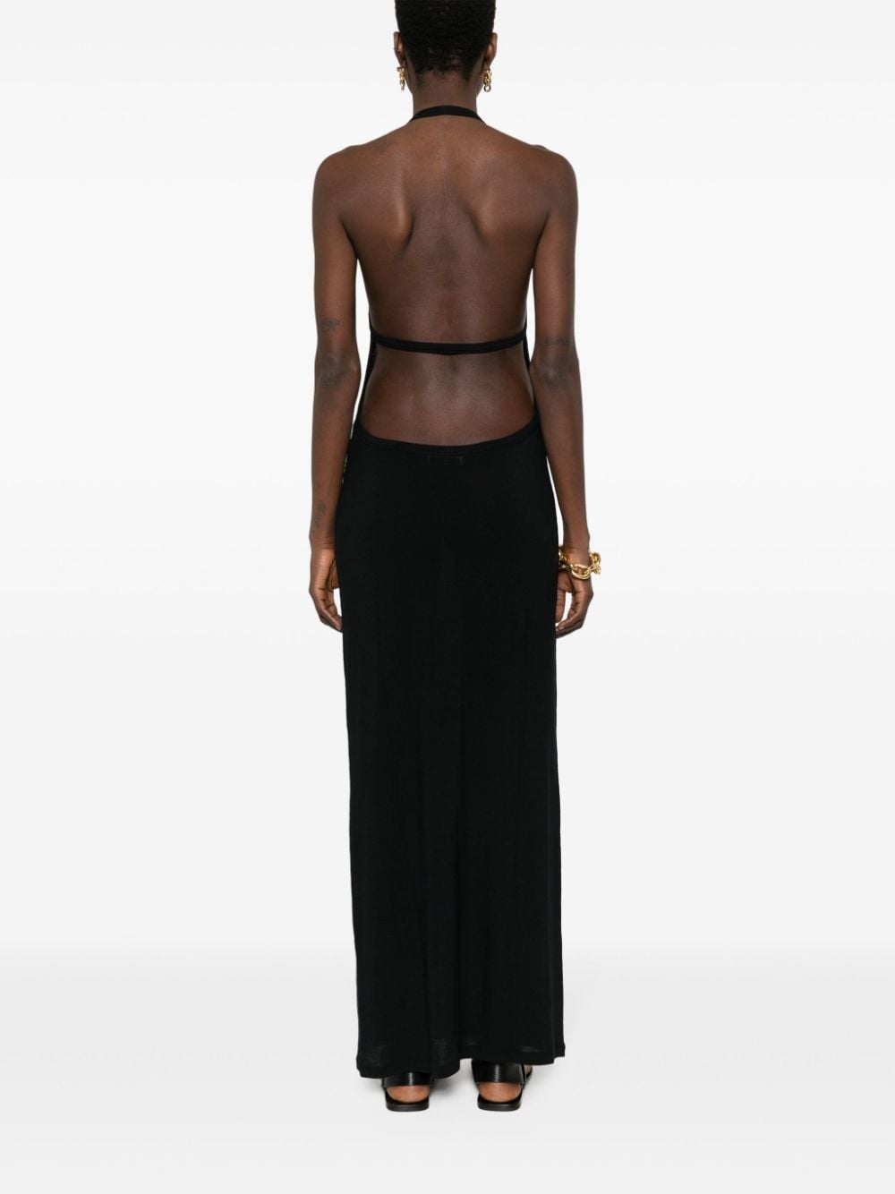 Saint Laurent Dresses Black 776601Y37NW1000 (Saint Laurent / ワンピース・ドレス・オールインワン ) | Saint Laurent (サンローラン)(2)