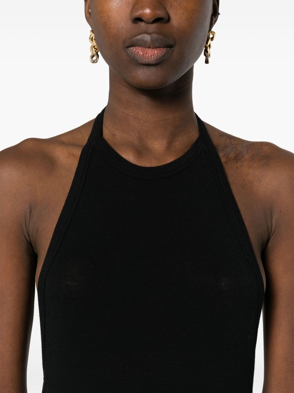 Saint Laurent Dresses Black 776601Y37NW1000 (Saint Laurent / ワンピース・ドレス・オールインワン ) | Saint Laurent (サンローラン)(4)