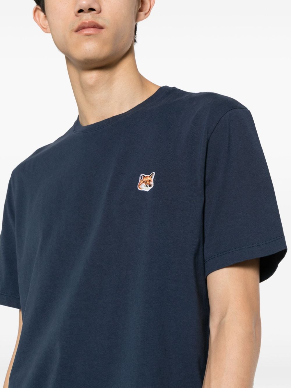 MAISON KITSUNE' T-shirts and Polos Blue LM00104KJ0008P476 (Maison Kitsuné / Tシャツ・カットソー ) | Maison Kitsuné (メゾン キツネ)(2)