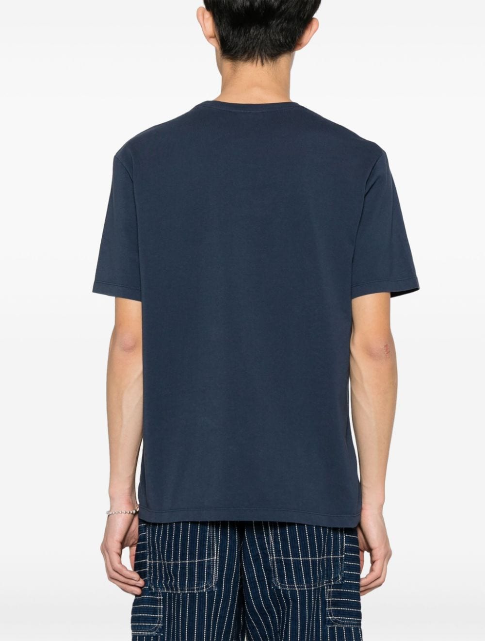 MAISON KITSUNE' T-shirts and Polos Blue LM00104KJ0008P476 (Maison Kitsuné / Tシャツ・カットソー ) | Maison Kitsuné (メゾン キツネ)(4)