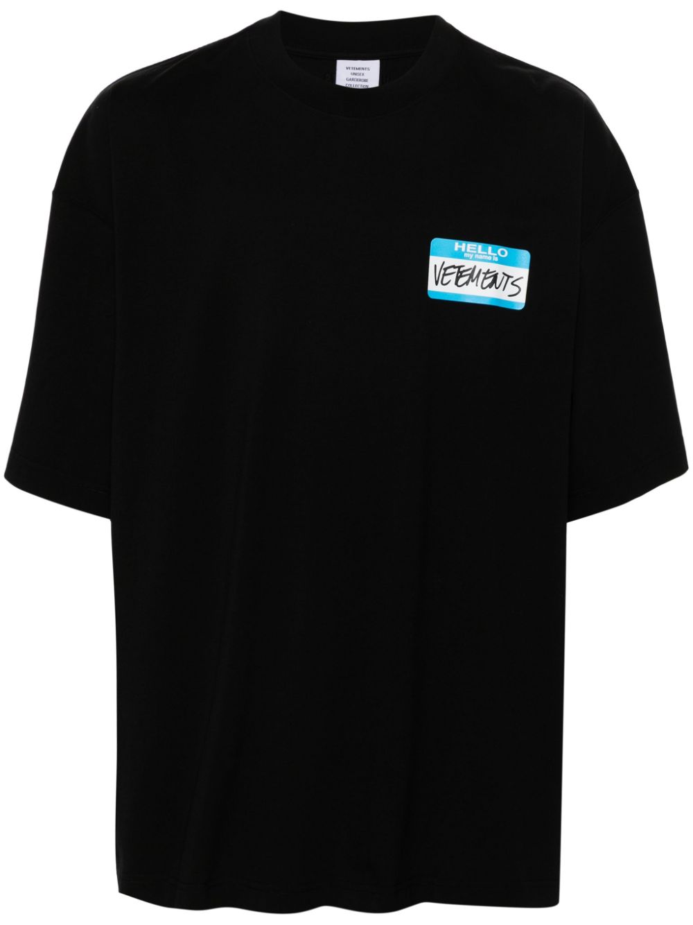 Vetements T-shirts and Polos Black UE64TR130BBLACK (VETEMENTS / Tシャツ・カットソー ) | VETEMENTS (ヴェトモン)