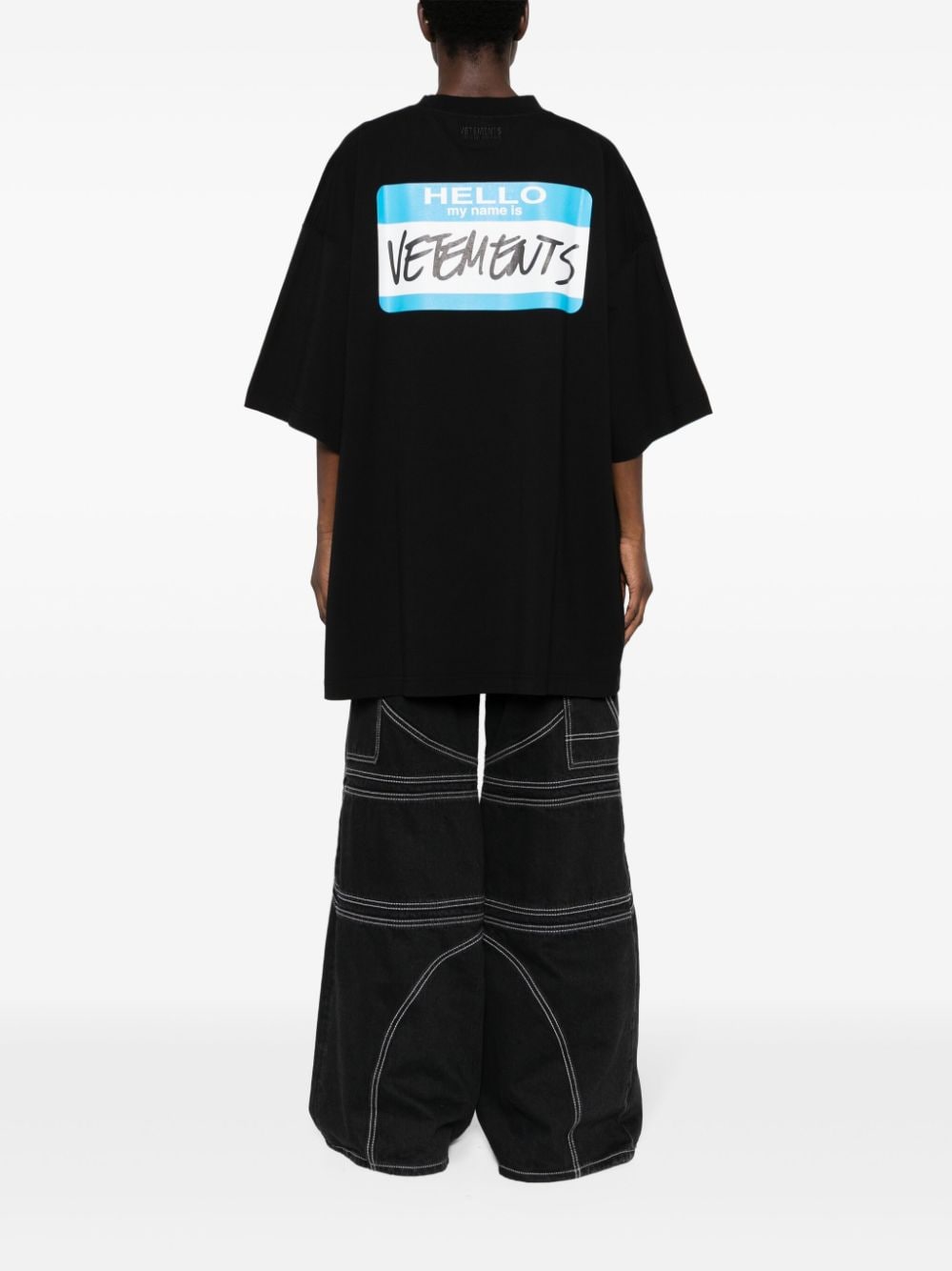 Vetements T-shirts and Polos Black UE64TR130BBLACK (VETEMENTS / Tシャツ・カットソー ) | VETEMENTS (ヴェトモン)(4)