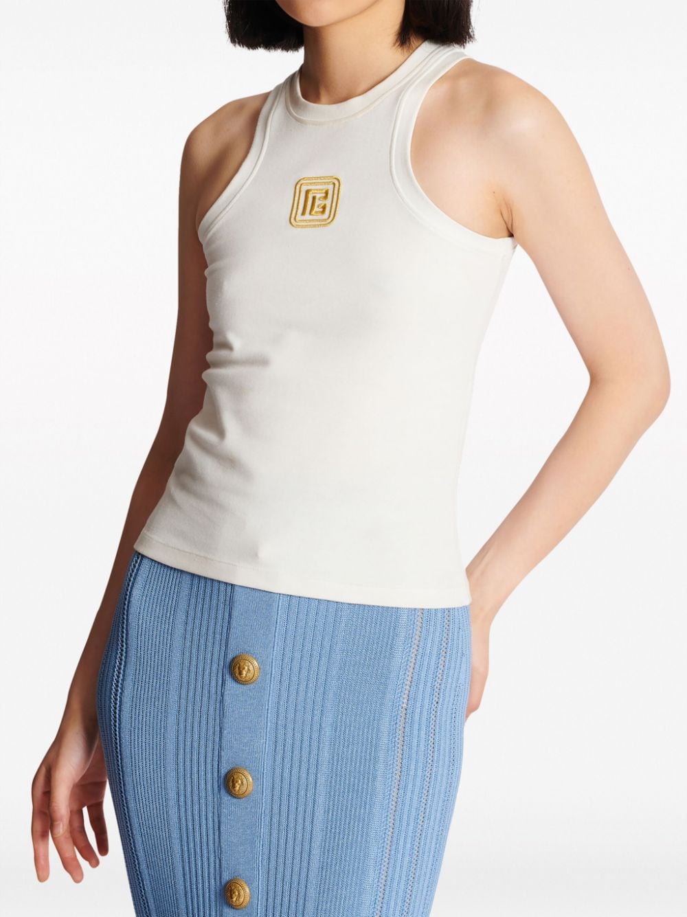 Balmain Top Beige CF1EB045BC49GQO (Balmain / タンクトップ・キャミソール ) | Balmain (バルマン)(1)