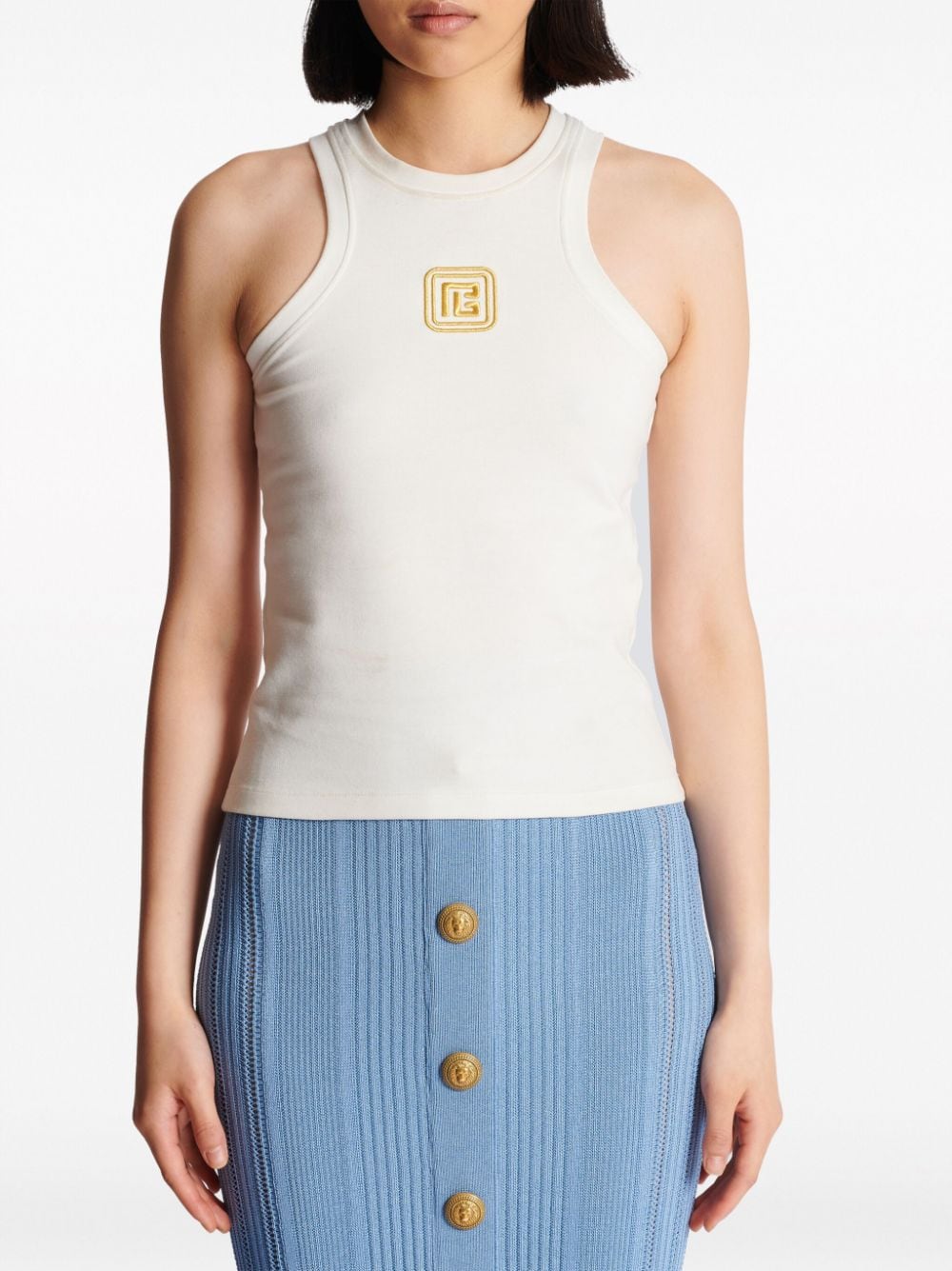 Balmain Top Beige CF1EB045BC49GQO (Balmain / タンクトップ・キャミソール ) | Balmain (バルマン)(3)