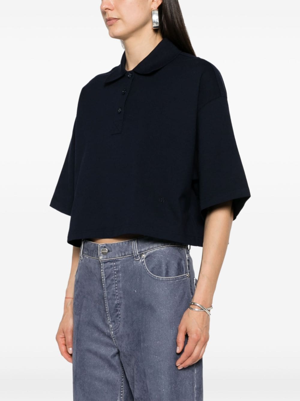 Bottega Veneta T-shirts and Polos NAVY 777596V01G04121 (Bottega Veneta / ポロシャツ ) | Bottega Veneta (ボッテガ・ヴェネタ)(6)